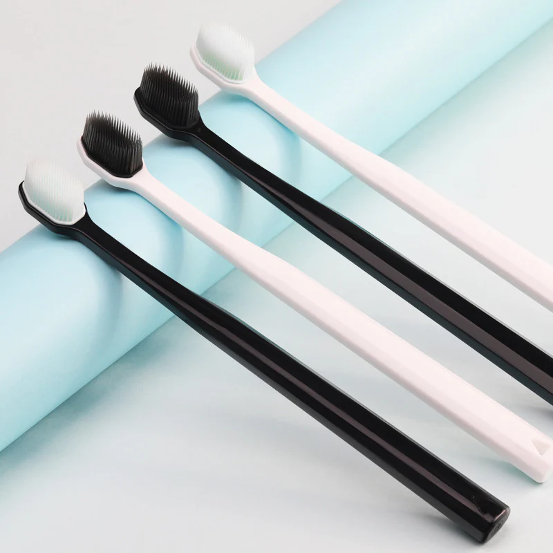 Nano toothbrush silicone adult home family pack combination pack dropshipping small head men's toothbrush soft bristles nano - Image 2