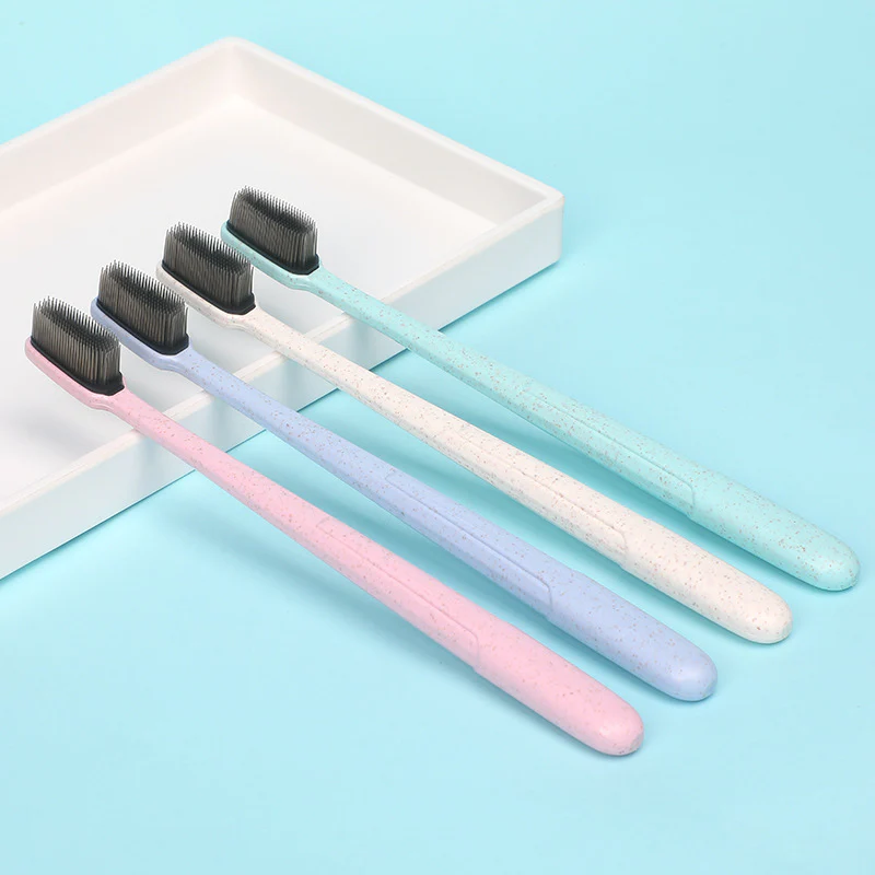 Nano toothbrush silicone adult home family pack combination pack dropshipping small head men's toothbrush soft bristles nano - Image 3