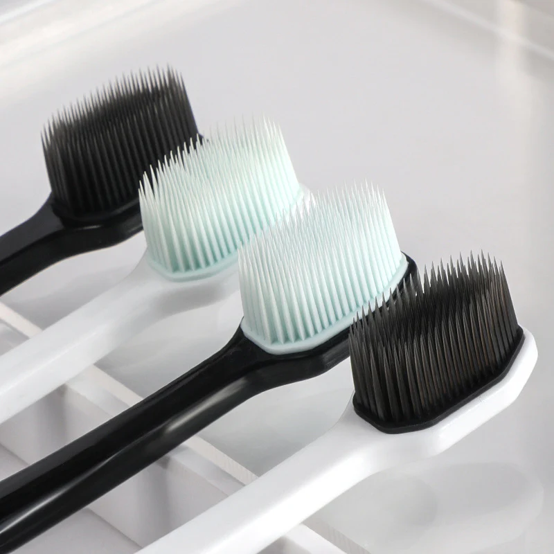 Nano toothbrush silicone adult home family pack combination pack dropshipping small head men's toothbrush soft bristles nano - Image 4