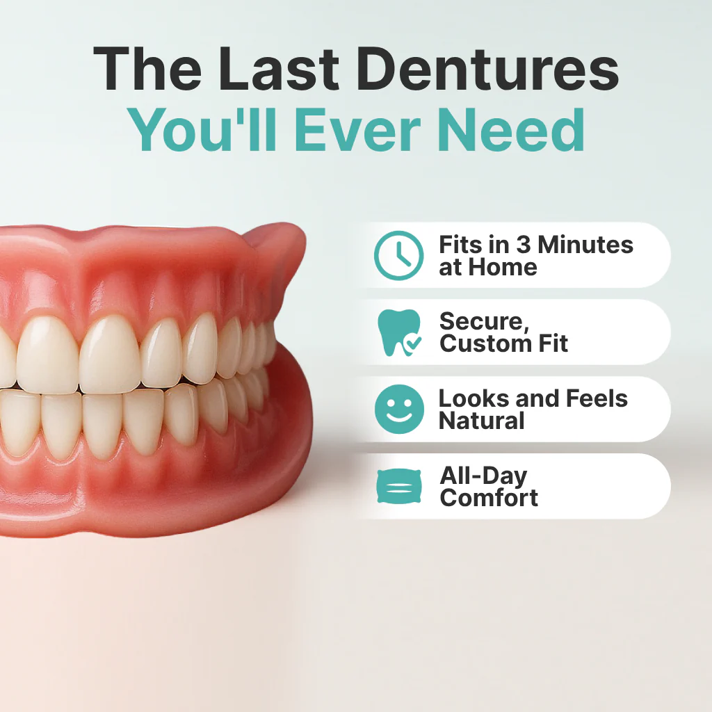 Ends Today: 70% OFF! Luxparlora™? Custom-Fit Full Functional DenturesMake you more confident - Image 5